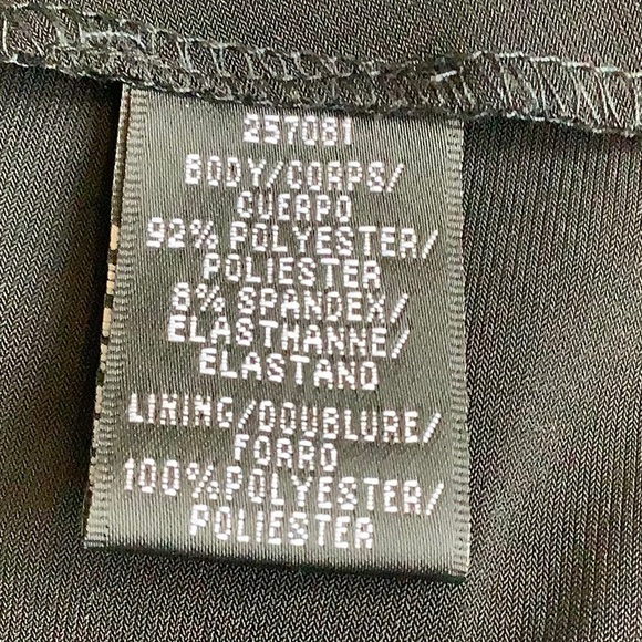 COPY - Black Evening Dress, size 14. - FTTS J. Michaels, Vintage - Picture 9 of 11